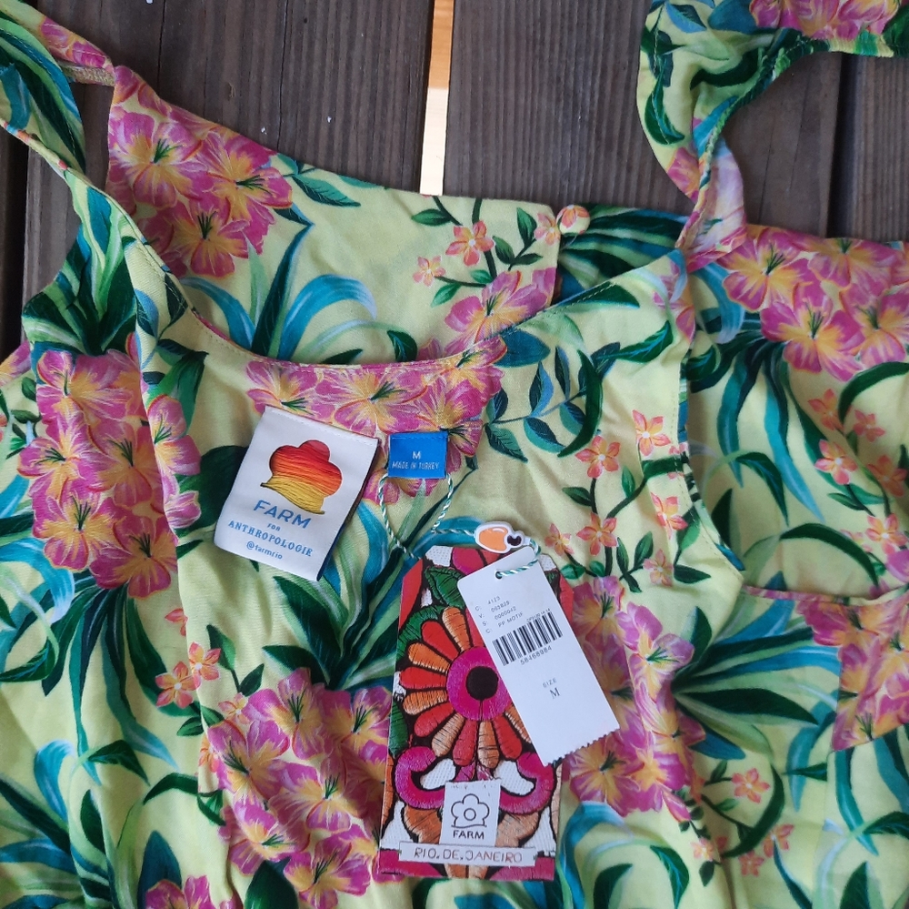 Farm Rio Ruffled Floral Tank - Picture 6 of 6